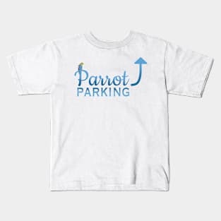 Parrot Parking - Budgie Kids T-Shirt